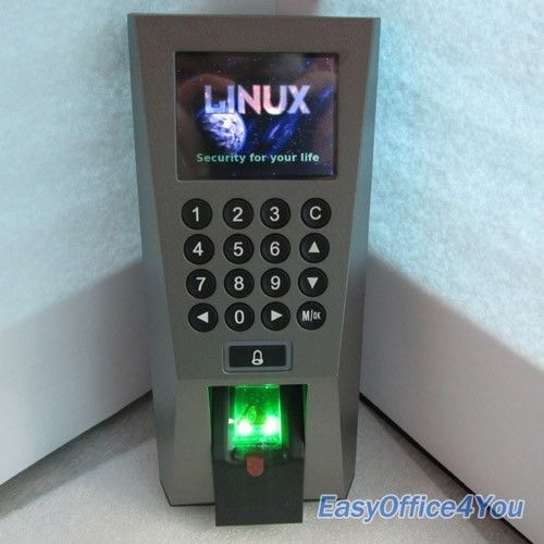 Tft screen biometric attendance and access control fingerprint security control for sale
