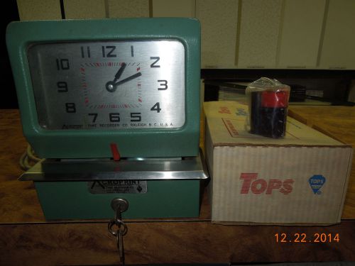 Acroprint time recorder Model 150NR4 and time cards