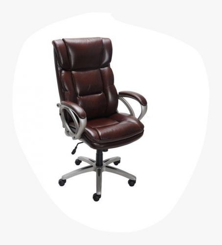 Big and tall executive leather office chair free shipping for sale