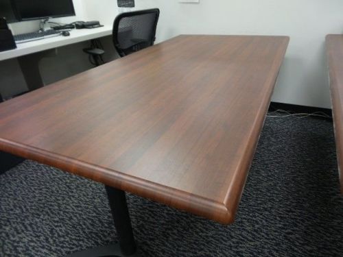 Conference table cherry laminate 36 x 72 for sale