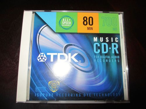 3 X Music CD R for Digital audio recorder 80min TDK