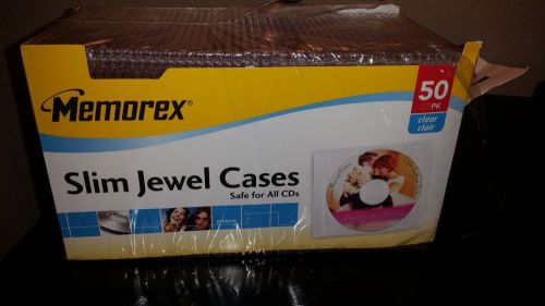 Memorex Clear Slim Jewel Cases (49 count)