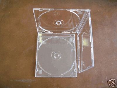 200 5.2mm slim cd jewel cases w/super clear tray, psc16sc for sale