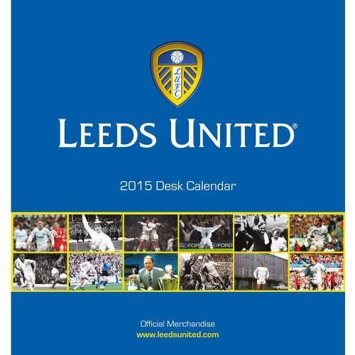 New official leeds united football club 2015 desk calendar desktop office for sale