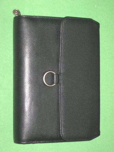 COMPACT ~1.25&#034;~ FAUX-LEATHER Franklin Covey Planner ZIPPER Binder ORGANIZER