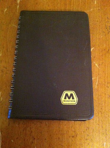 vintage 1983 Marathon At A Glance Appointment Book Eaton Calendar Metric Phone