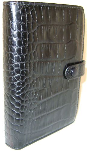 FILOFAX - Pocket Ascot Planner – Black Leather