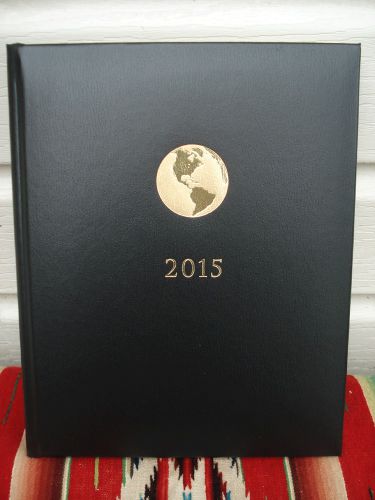 American Express 2015 leather bound appointment book calendar no initials