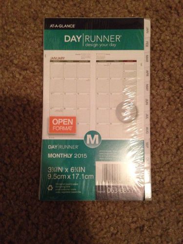 Day Runner Planning Page - Monthly - 3.75&#034; x 6.75&#034; - 1 Year -...