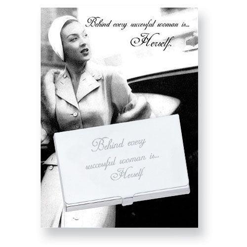 Nice New Card Behind Every Successful Woman Card Case