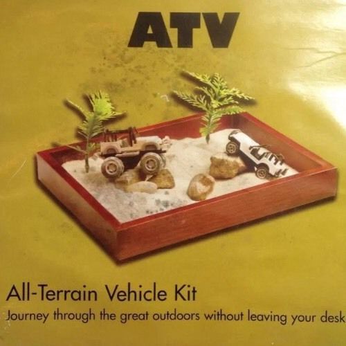 ATV All-Terrain Vehicle Kit Co-Worker Gift Sand Desk Toy Relaxation Mediation
