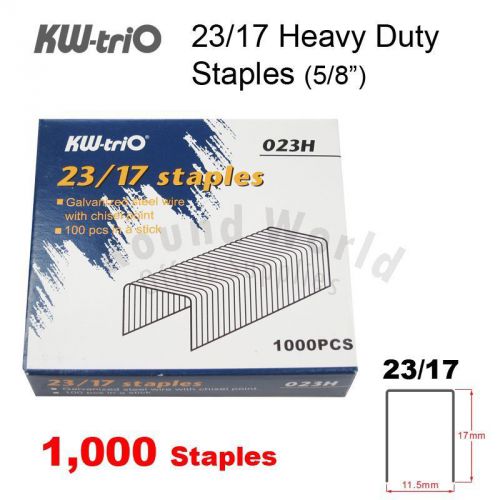 KW-TriO 023H 23/17 Heavy Duty Stapler 23/17 Staples (5/8&#034;)