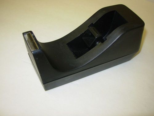 Desktop basic black tape dispenser 3/4&#034; cello/magic tape 6&#034; x 2.5&#034; x 2&#034; for sale