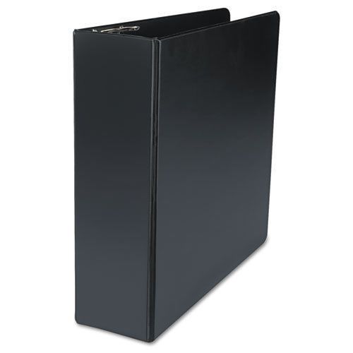 Universal® D-Ring Binder with Label Holder, 3in Capacity Black