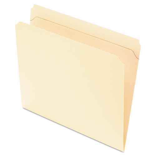 Reinforced Top Tab File Folders, 11 point Manila, Straight Cut, Letter, 100/Box