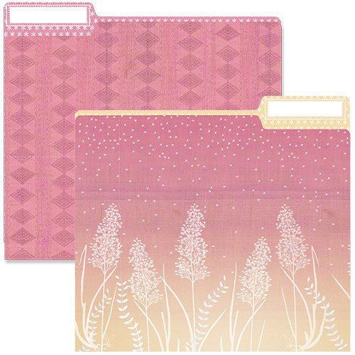 Papaya Pink Dawn File Folders