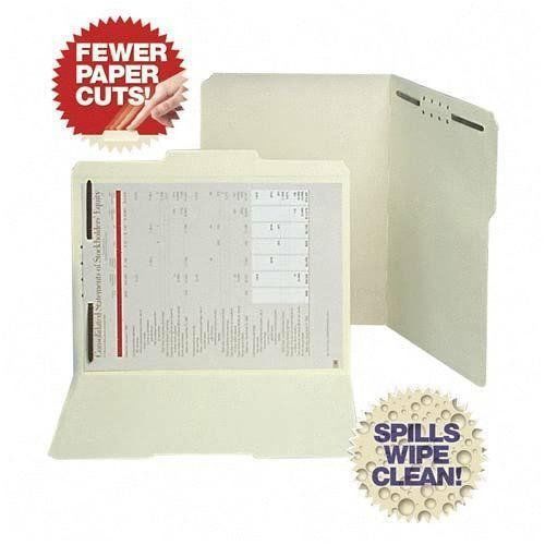 100 - water/paper cut-resist file flders, 1/3 cut, top tab, ltr, mla for sale
