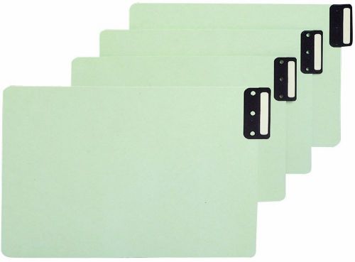 End Tab 100% Recycled Pressboard Ides Vertical Metal Tab Blank Extra Per