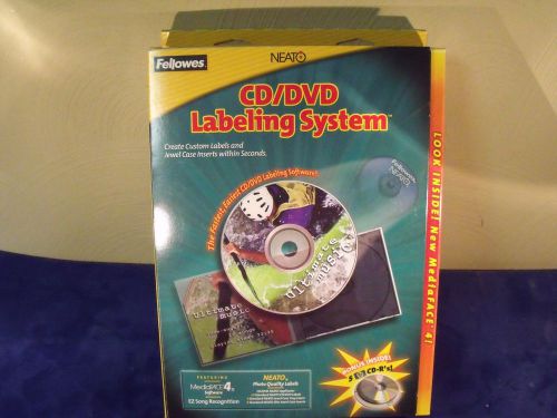 Fellows CD/DVD Labeling System BRAND NEW...FREE SHIPPING