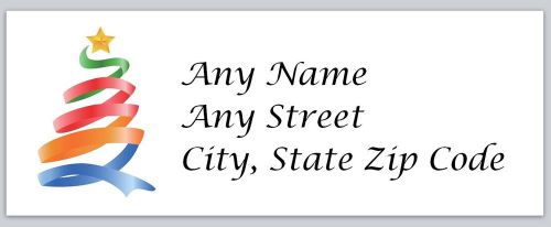 30 Personalized Return Address Labels Christmas Buy 3 get one free (nt19)