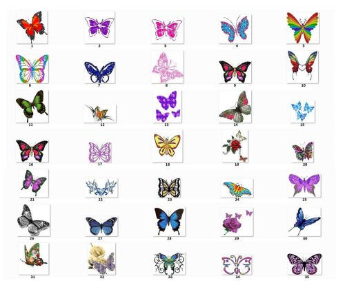 30 personalized return address labels butterflies buy 3 get 1 free for sale