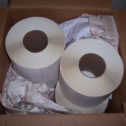 LOT OF 4 NEW ROLLS 5&#034; x 8&#034; inch LABELS FOR 160S ZEBRA PRINTER ( LABEL 5 x 8 )