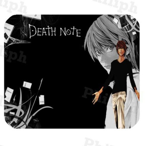 Death Note Custom Mouse Pad Anti Slip with Rubber backed and top Polyester