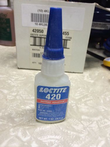 Loctite® 420 super bonder instant adhesive, cyanoacrylate, wicking for sale
