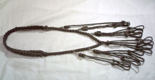 Paracord DuckLanyard Hand Made Brown&amp;woodlandCamo  will hold8 call and 1whistle