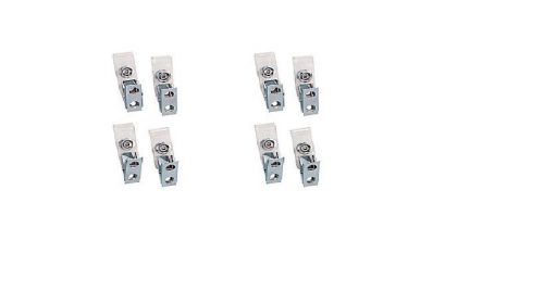Generic Office Plastic ID Clips, Pack Of 100