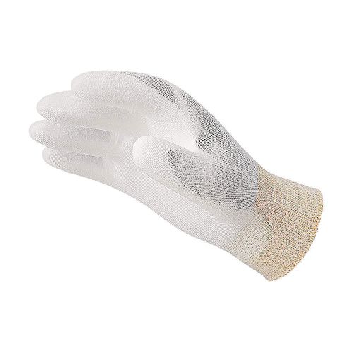 Coated gloves, l, white, pr bo500w l/8 for sale