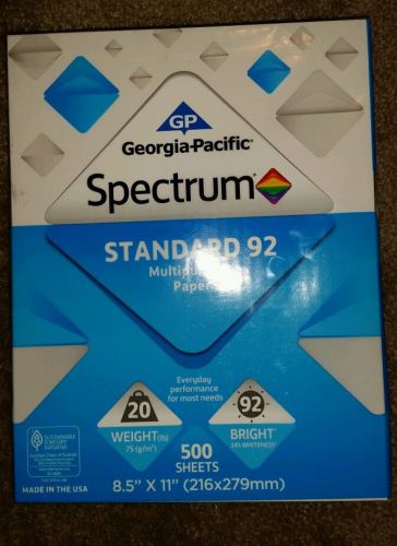 GP spectrum standard 92 multipurpose paper. 500 sheet ream