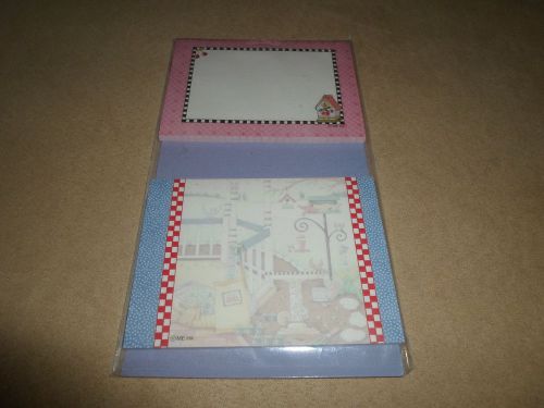 TWO Mary Engelbreit &#034;Birdhouses&#034; Self Stick Note Pads~40 Sheets Each Pad, NEW!