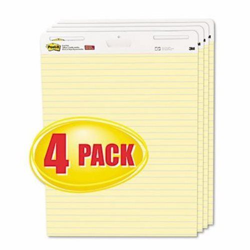 Post-it Self-Stick Pads, Ruled, 25 x 30, Yellow, 4 30-Sheet Pads (MMM561VAD4PK)
