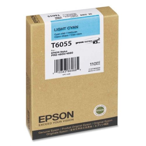 EPSON - ACCESSORIES T605500 LIGHT CYAN INK CARTRIDGE 110ML