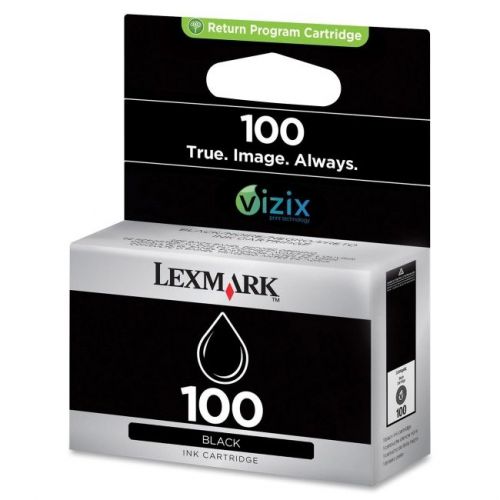 Lexmark supplies 14n0820 100 black ink cartridge return for sale