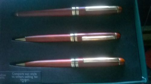 set of 3 LaCross Refill pens