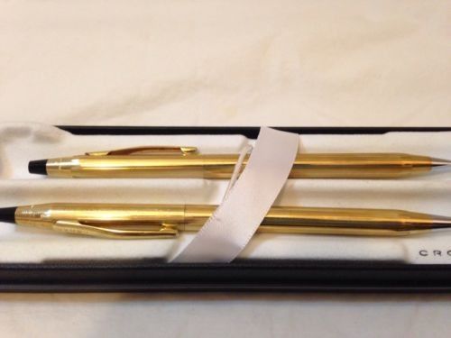 Cross Classic Century 10 Karat Gold-Filled Pen &amp; Pencil Set with original Box