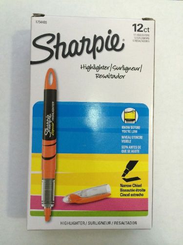 Sharpie Liquid Accent Highlighter Fl. Orange San 1754466 Dozen