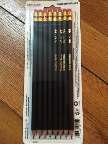 Paper Mate Mirado Black Warrior Woodcase Pencils, #2, HB, 8/Pack (58494) Write