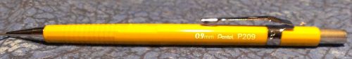 Pentel P209 Yellow Automatic Pencil 0.9mm Lead Size