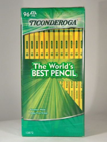Dixon TICONDEROGA  No.2 Pencil (8 DOZENS) = 96 pencils
