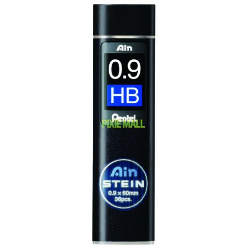 PENTEL Ain STEIN BLACK refill leads for mechanical pencil 0.9 mm - HB