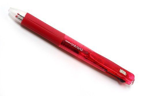 Pen: Zebra Sarasa 3 Color Gel Ink Multi Pen, Wine Red [Japan Import]