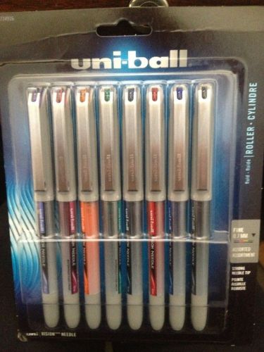 BRAND NEW Uni-Ball Vision Rollerball Pens - Micro .7MM assorted colors