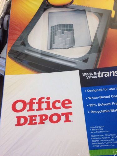 Office Depot Black And White Transparencies