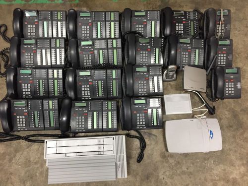Complete Nortel Phone System with 7316 Phones