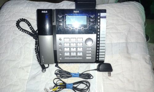 RCA ViSYS  Corded 4-Line Business Phone System W/ Dect 6.0 #25424RE1-A