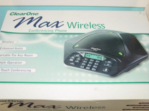 Clearone max wireless conferencing phone unit 900.2530, 910-158-030 new for sale