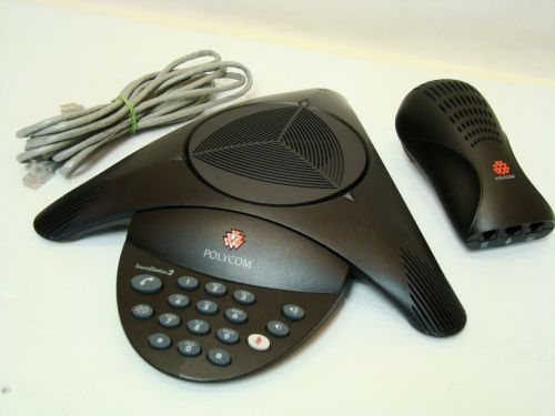 Polycom SoundStation2 Basic Non Display Conference2201-15100-601 NEW POWER ReFR